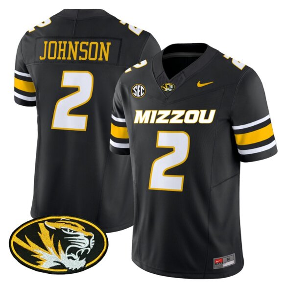 Mens Youths Kids Marquis Johnson Black Stitched Jersey Vapor